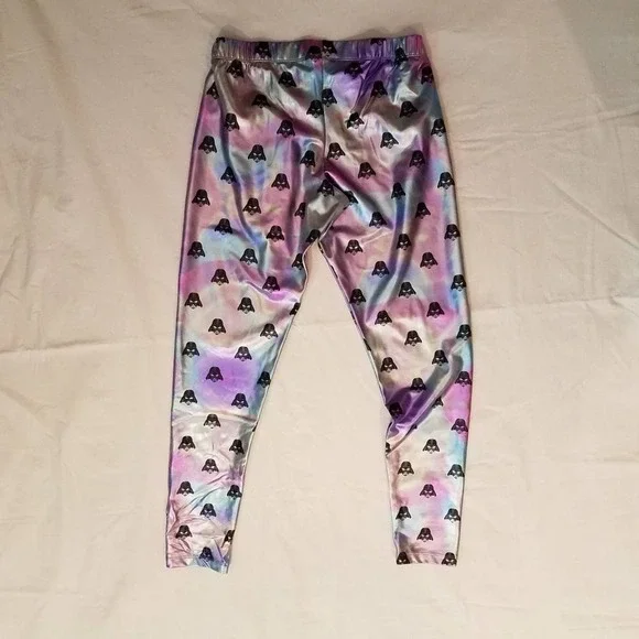 🦋 STAR wars metallic darth vader legging large - Picture 5 of 5